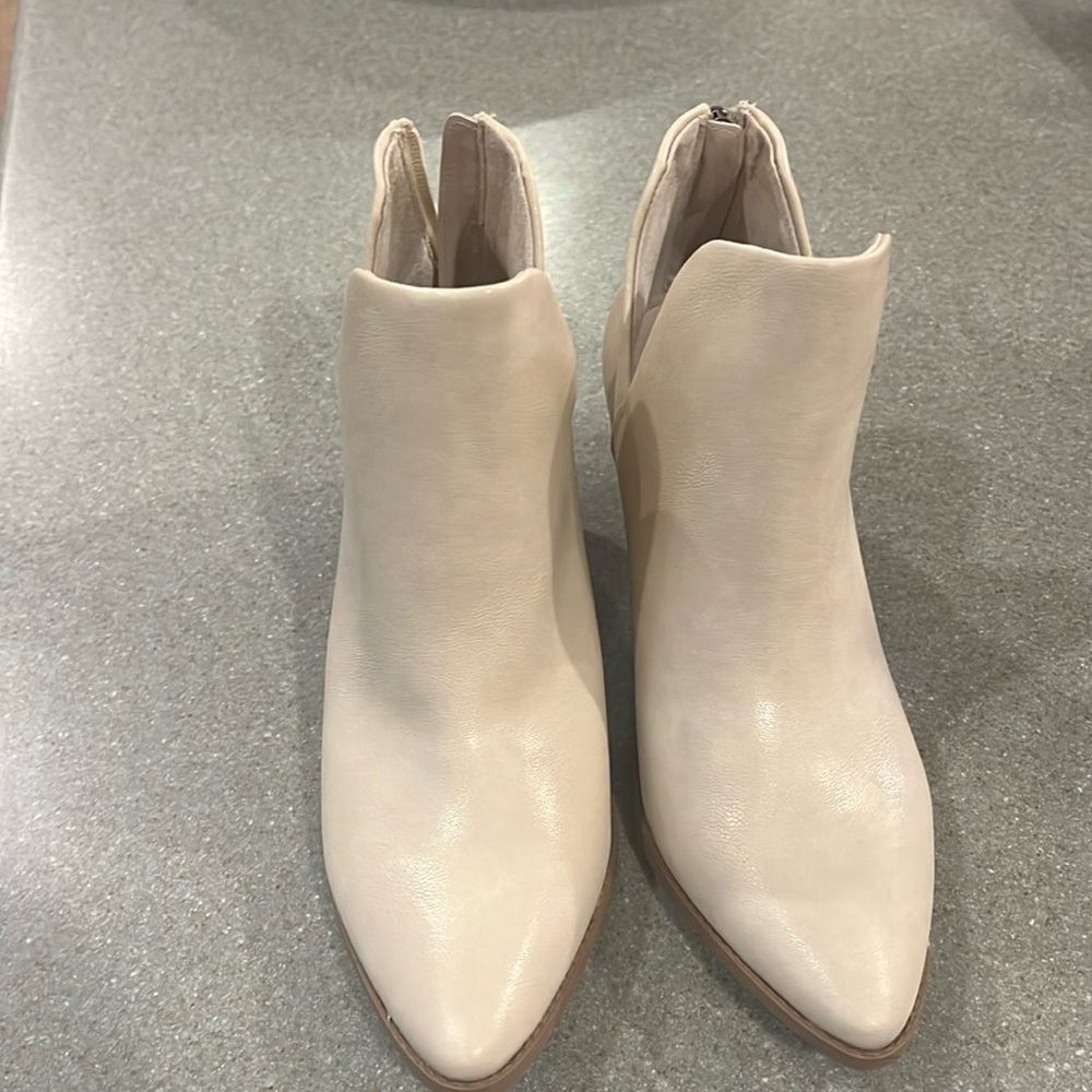 Sun +Stone Cream Booties